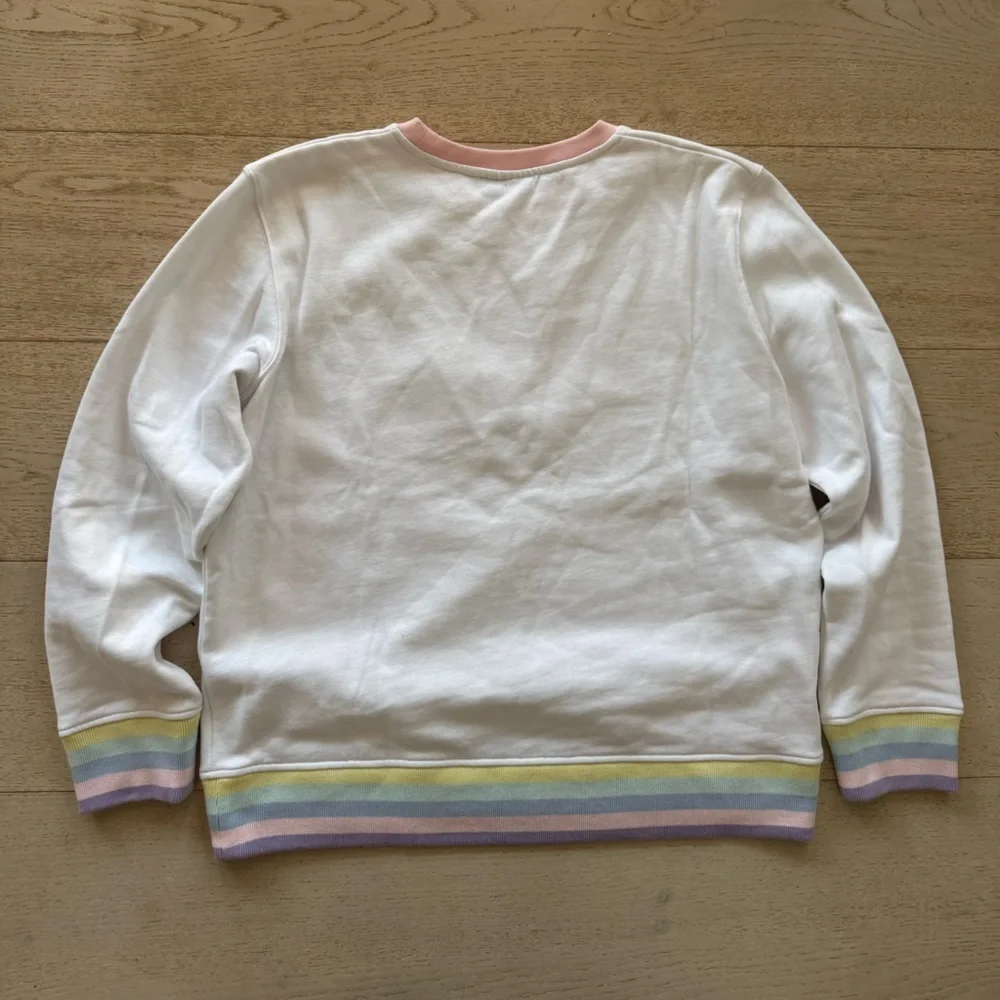NEW nwot SAINT JAMES Perla sweatshirt multi stripes 12